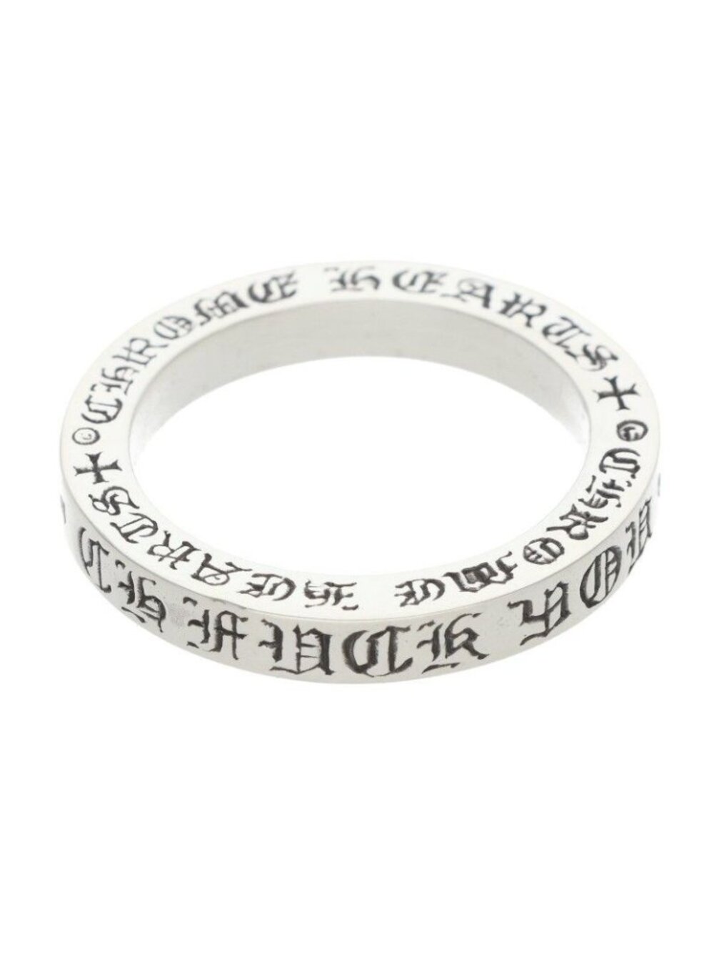Chrome Hearts Spacer Fckyou Silver Ring